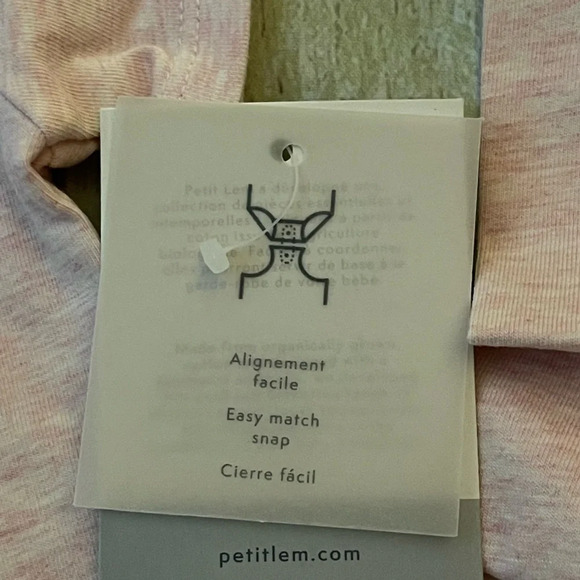 2-Piece PETIT LEM Solid Diaper Shirt and Knit Leggings Set, 3 mos, NWT - Picture 7 of 7